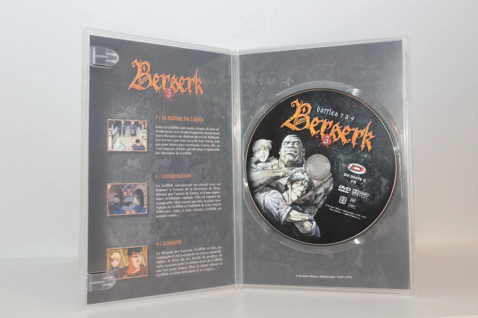 DVD x3 Berserk 1 – photo 7